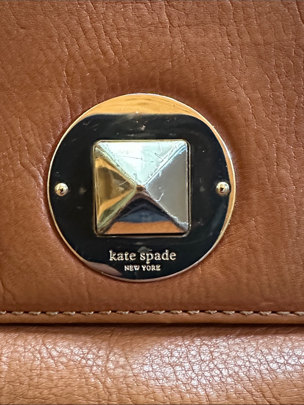 kate spade Christie Street Evan Saddle Leather Wristlet Clutch - Picture 2 of 14